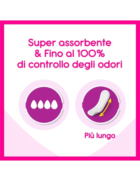 carefree plus long assorbenti proteggi slip - 24 pezzi - odour control: tuttocasashop.it: igiene e cura della persona