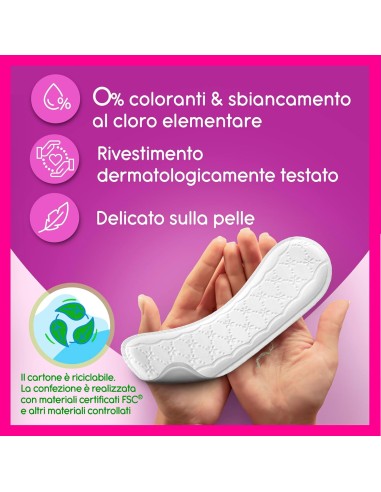 carefree plus long assorbenti proteggi slip - 24 pezzi - odour control: tuttocasashop.it: igiene e cura della persona