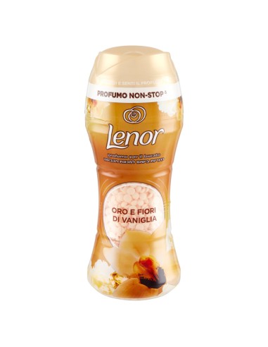 lenor unstoppables profumo in perle per bucato - 195g - oro e vaniglia: tuttocasashop.it: prodotti per bucato e tessuti