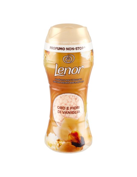 lenor unstoppables profumo in perle per bucato - 195g - oro e vaniglia: tuttocasashop.it: prodotti per bucato e tessuti