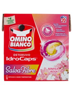 omino bianco idrocaps detersivo lavatrice - 20 caps - ninvea rosa: tuttocasashop.it: prodotti per bucato e tessuti