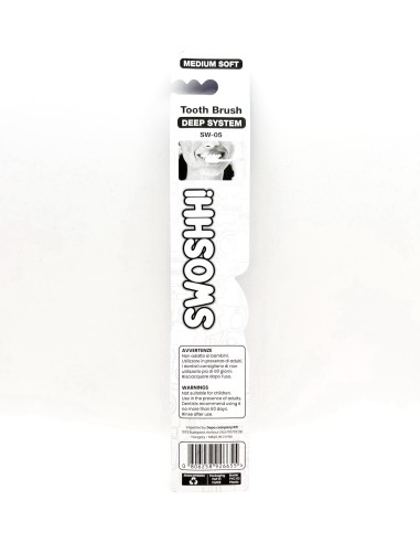 swoshh! spazzolino per igiene dentale - medio morbido - deep system: tuttocasashop.it: igiene e cura della persona