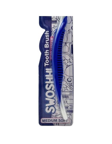 swoshh! spazzolino per igiene dentale - medio morbido - deep system: tuttocasashop.it: igiene e cura della persona
