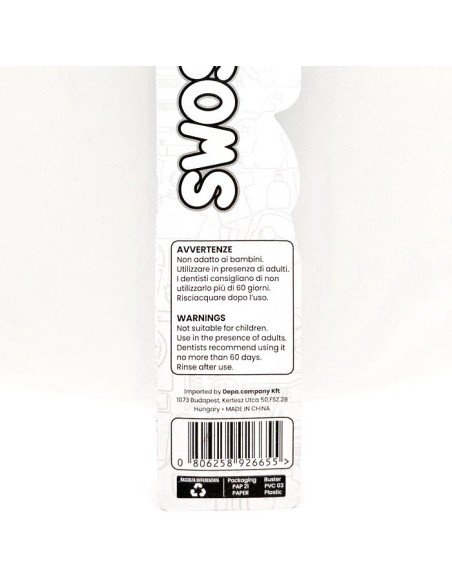 swoshh! spazzolino per igiene dentale - medio morbido - deep system: tuttocasashop.it: igiene e cura della persona