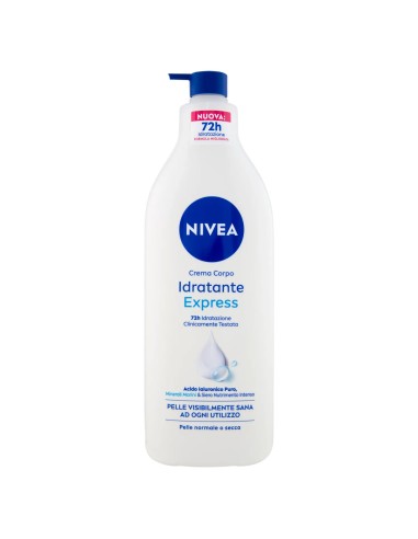 nivea body crema fluida corpo - 500ml - 72h idratante express: tuttocasashop.it: igiene e cura della persona