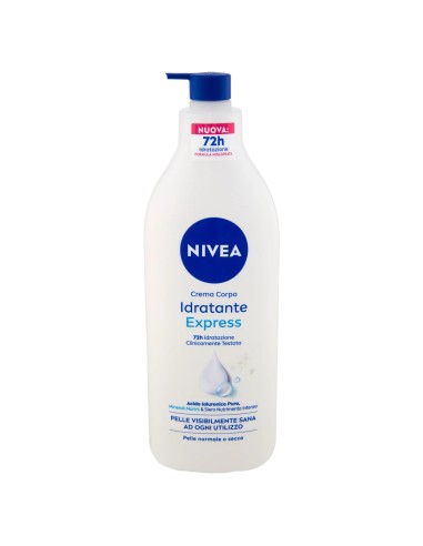 nivea body crema fluida corpo - 500ml - 72h idratante express: tuttocasashop.it: igiene e cura della persona