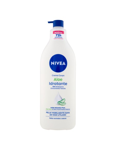 nivea body crema fluida corpo - 500ml - 72h idratante - aloe: tuttocasashop.it: igiene e cura della persona