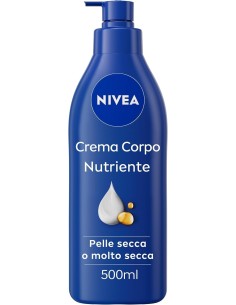 nivea body crema fluida corpo - 500ml - 72h nutriente - acido ialuronico: tuttocasashop.it: igiene e cura della persona