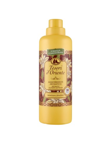 tesori d'oriente ammorbidente - 38 lavaggi 760ml - vaniglia e zenzero: tuttocasashop.it: prodotti per bucato e tessuti