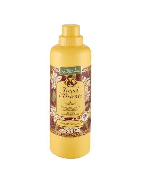 tesori d'oriente ammorbidente - 38 lavaggi 760ml - vaniglia e zenzero: tuttocasashop.it: prodotti per bucato e tessuti