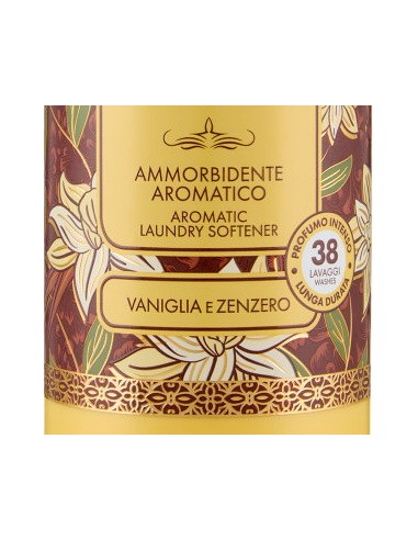 tesori d'oriente ammorbidente - 38 lavaggi 760ml - vaniglia e zenzero: tuttocasashop.it: prodotti per bucato e tessuti
