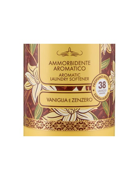 tesori d'oriente ammorbidente - 38 lavaggi 760ml - vaniglia e zenzero: tuttocasashop.it: prodotti per bucato e tessuti