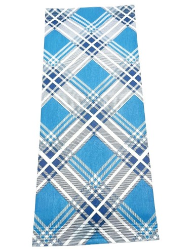 1000 buste portaposate in carta con tovaglioli - scozzese blu e azzurro: tuttocasashop.it: carta & monouso
