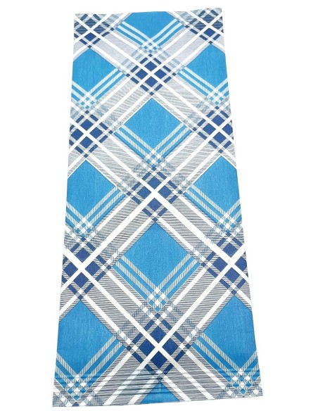 1000 buste portaposate in carta con tovaglioli - scozzese blu e azzurro: tuttocasashop.it: carta & monouso