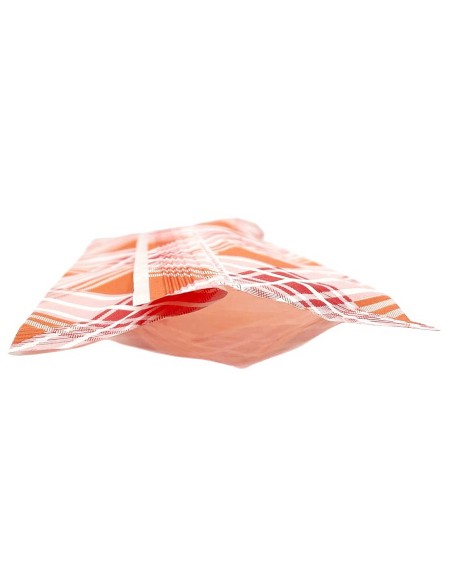 1000 buste portaposate in carta con tovaglioli - scozzese rosa e arancio: tuttocasashop.it: carta & monouso