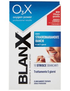 blanx oxygen power strisce sbiancanti - 10 pezzi - trattamento 5 giorni: tuttocasashop.it: igiene e cura della persona