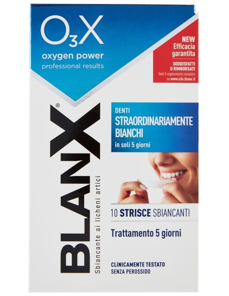 blanx oxygen power strisce sbiancanti - 10 pezzi - trattamento 5 giorni: tuttocasashop.it: igiene e cura della persona
