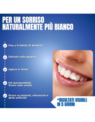 blanx oxygen power strisce sbiancanti - 10 pezzi - trattamento 5 giorni: tuttocasashop.it: igiene e cura della persona