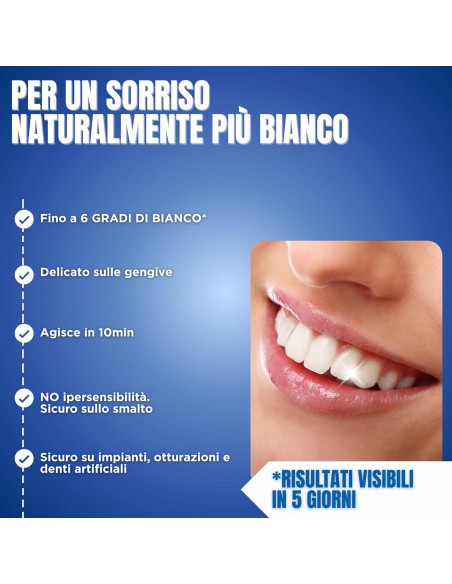blanx oxygen power strisce sbiancanti - 10 pezzi - trattamento 5 giorni: tuttocasashop.it: igiene e cura della persona