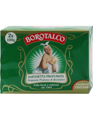 borotalco saponetta profumata - 2 pezzi da 100 grammi - original: tuttocasashop.it: igiene e cura della persona
