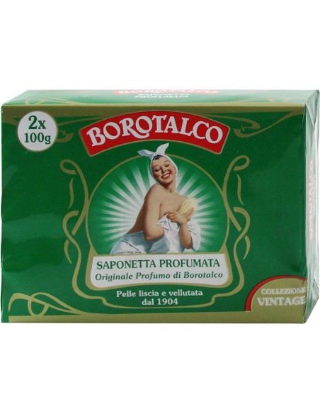 borotalco saponetta profumata - 2 pezzi da 100 grammi - original: tuttocasashop.it: igiene e cura della persona