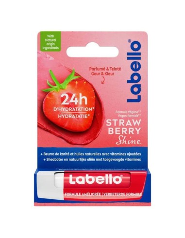 labello balsamo labbra - 5.5ml - 4.8g - strawberry shine - fragola: tuttocasashop.it: igiene e cura della persona