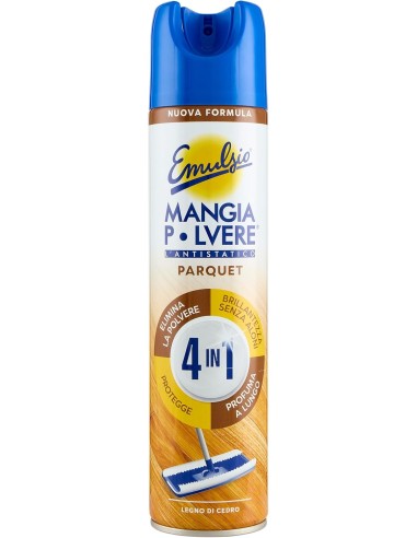 emulsio mangiapolvere l'antistatico spray 4in1 300ml - parquet: tuttocasashop.it: pulizia e cura della casa