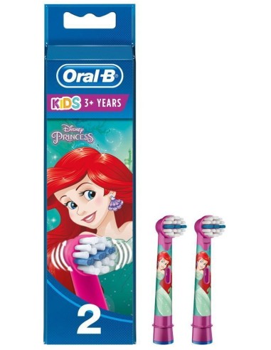 oral-b kids 2 testine ricambio per spazzolino elettrico - disney sirenetta: tuttocasashop.it: igiene e cura della persona