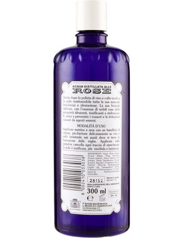 acqua distillata alle rose roberts - tonico rinfrescante - 300ml: tuttocasashop.it: igiene e cura della persona