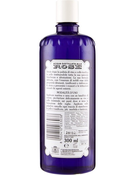 acqua distillata alle rose roberts - tonico rinfrescante - 300ml: tuttocasashop.it: igiene e cura della persona