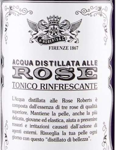 acqua distillata alle rose roberts - tonico rinfrescante - 300ml: tuttocasashop.it: igiene e cura della persona