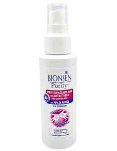 bionsen gel igienizzante mani spray 80ml - antibatterico con zinco e alcool: tuttocasashop.it: igiene e cura della persona