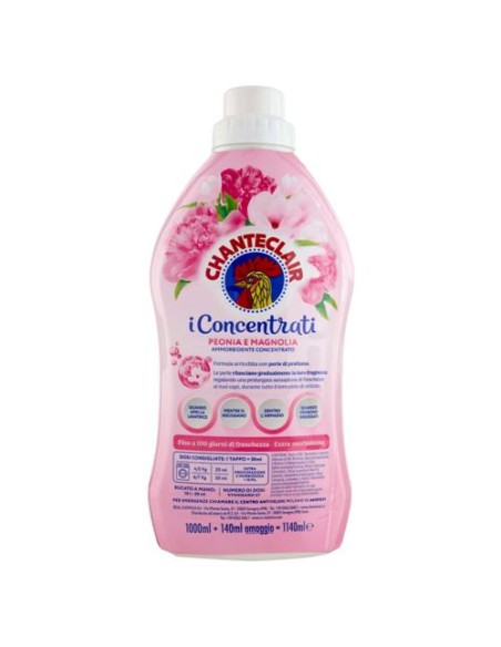 chanteclair ammorbidente concentrato 57 lavaggi 1140 ml - peonia e maglolia: tuttocasashop.it: prodotti per bucato e tessuti