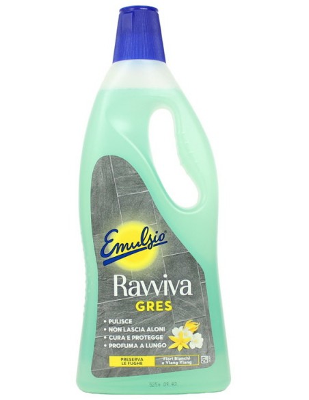 emulsio ravviva gress 750ml - detergente per pavimenti e piastrelle in gress: tuttocasashop.it: pulizia e cura della casa