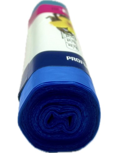 ecomi' 15 sacchi pattumiera 50x60cm azzurri profumati - maniglie legaveloce: tuttocasashop.it: pulizia e cura della casa