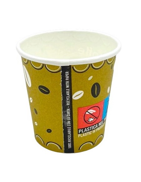 itaca' bicchieri caffe' monouso in carta da 75ml - 50 pezzi: tuttocasashop.it: carta & monouso