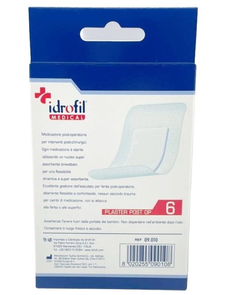idrofil cerotto plaster post operatorio 2.5cm impermeabile - 6 pezzi: tuttocasashop.it: igiene e cura della persona