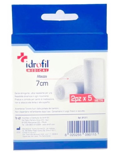 idrofil garza sterile alta resistenza - 7cm - 5 metri - 2 rotoli: tuttocasashop.it: igiene e cura della persona