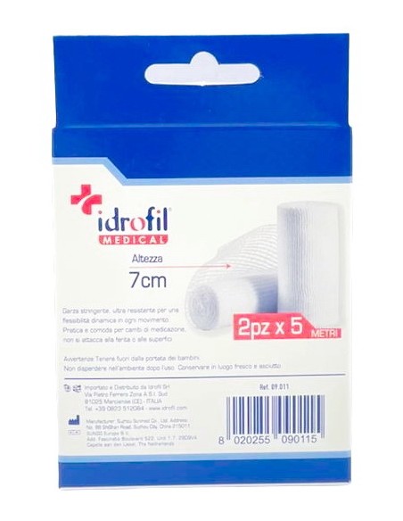 idrofil garza sterile alta resistenza - 7cm - 5 metri - 2 rotoli: tuttocasashop.it: igiene e cura della persona