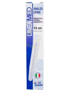 idrofil provetta sterile graduata 10ml - per analisi delle urine: tuttocasashop.it: igiene e cura della persona