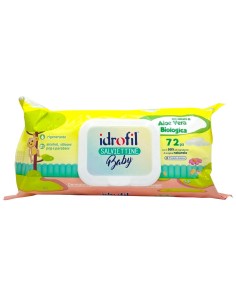 idrofil salviettine imbevute - 72 pezzi - apertura pop-up - aloe biologico: tuttocasashop.it: igiene e cura della persona