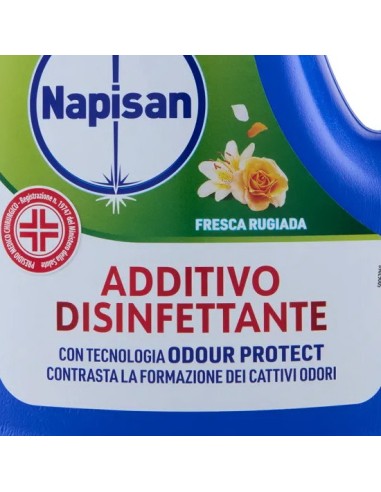 napisan additivo liquido igienizzante bucato - maxi pack 2200ml - rugiada: tuttocasashop.it: prodotti per bucato e tessuti