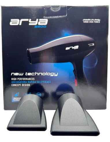 arya 3200 phon asciugacapelli professionale 1800w - con 2 becchi diffusori: tuttocasashop.it: altro - bazar