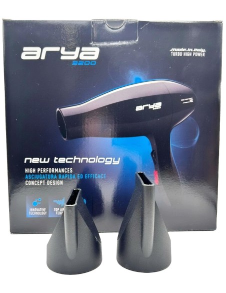 arya 3200 phon asciugacapelli professionale 1800w - con 2 becchi diffusori: tuttocasashop.it: altro - bazar