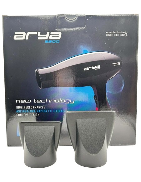 arya 3200 phon asciugacapelli professionale 1800w - con 2 becchi diffusori: tuttocasashop.it: altro - bazar