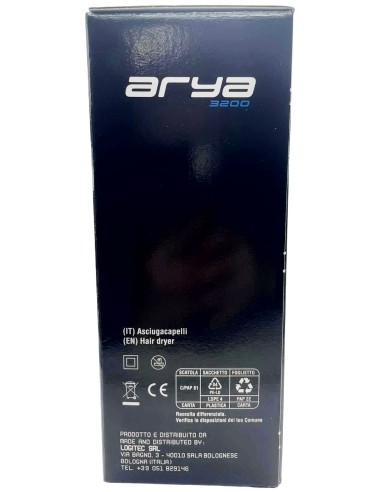 arya 3200 phon asciugacapelli professionale 1800w - con 2 becchi diffusori: tuttocasashop.it: altro - bazar