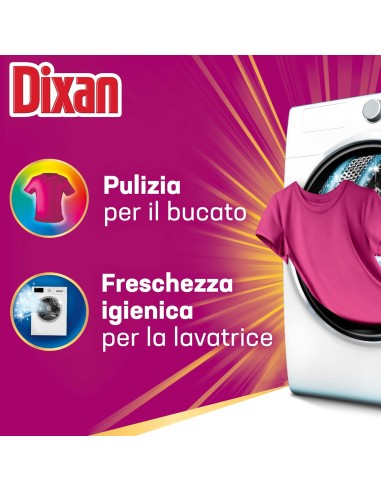 dixan detersivo lavatrice liquido 19 lavaggi - 885ml - color - capi colorati: tuttocasashop.it: prodotti per bucato e tessuti