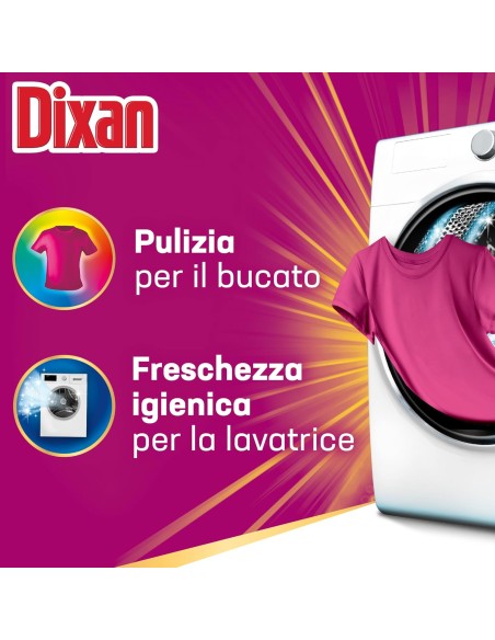 dixan detersivo lavatrice liquido 19 lavaggi - 885ml - color - capi colorati: tuttocasashop.it: prodotti per bucato e tessuti