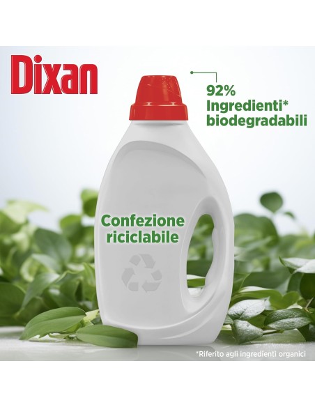 dixan detersivo lavatrice liquido 19 lavaggi - 885ml - color - capi colorati: tuttocasashop.it: prodotti per bucato e tessuti