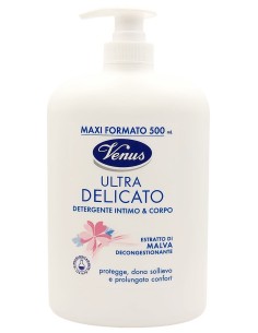 venus detergente intimo e corpo - maxi 500ml - ultra delicato - malva: tuttocasashop.it: igiene e cura della persona
